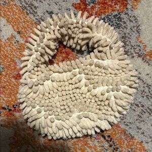 Textured Cream Handbag